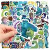 50pcs Funny  Moive Monsters Inc Stickers Cute Cartoon Decals Decoration Stationery Notebook Phone Graffiti Sticker Packing