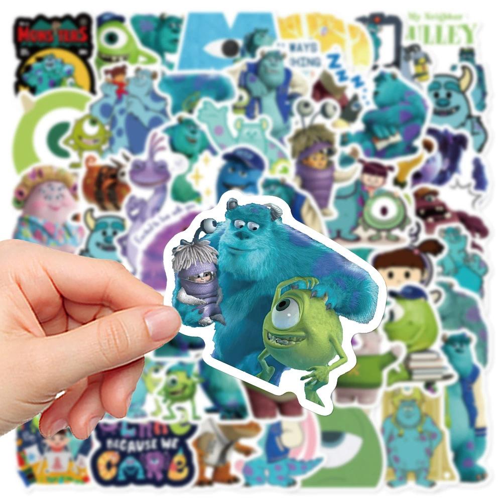 50pcs Funny Moive Monsters Inc Stickers Cute Cartoon Decals Decoration Stationery Notebook Phone Graffiti Sticker Packing