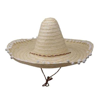 Fiestas Guirca Unisex Kapelusz Kostiumowy Meksykański Słomkowy dla Dorosłych