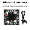 Intelligente Ampel Elektronisches DIY-Kit mit LED-Anzeige Micro-USB-Schnittstelle für Elektronik-Lötpraxis Lernspielzeug