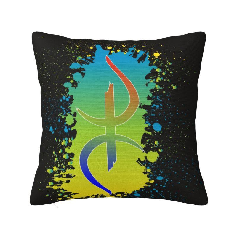 Kabyle Pottery Berber Motifs Nordic Throw Pillow Cover Decoracion Salon Case Boho Imazighen Amazigh Cushions for Sofa