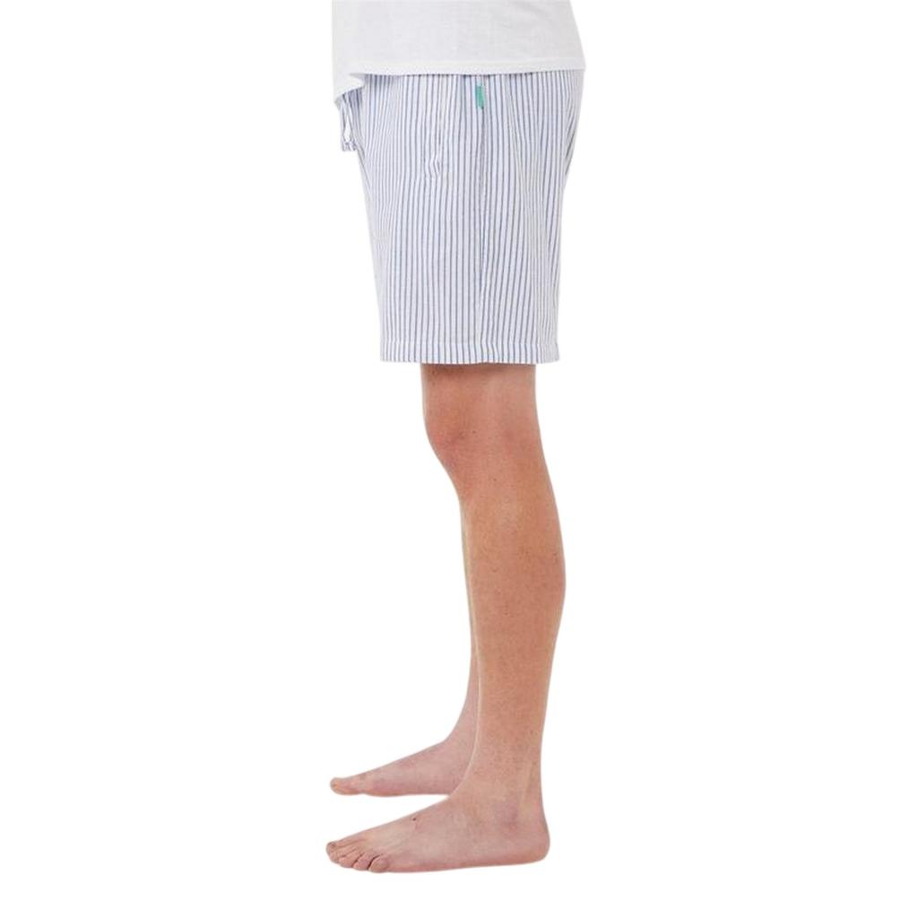 Loungers Unisex Adult Organic Cotton Striped Lounge Shorts