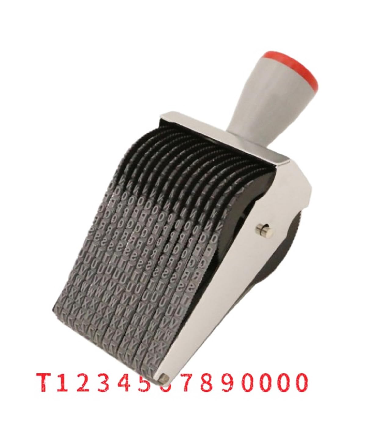 

S.fields.inc Invoice Rubber Stamp, Rotating, 14-Digit Registration Number, for Invoices, Receipts, and Sales Tax Stamps