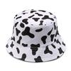 Bucket Hat Women Men Unisex Panda Printed Fisherman Cap Female Sunscreen Simple Retro Double Sided Black Casual New