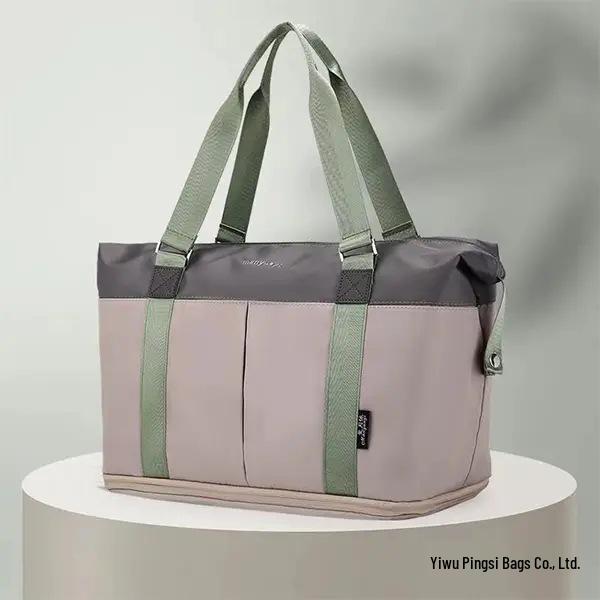 Man Yueyi Expandable Large Capacity Trolley Handbag: Versatile Travel, Business, and Fitness Bag.