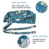 1PC Working Cap with Button Long Hair Adjustable Working Hat Ponytail Holder Tie Back Hats for Women & Men Unisex Scrub Cap