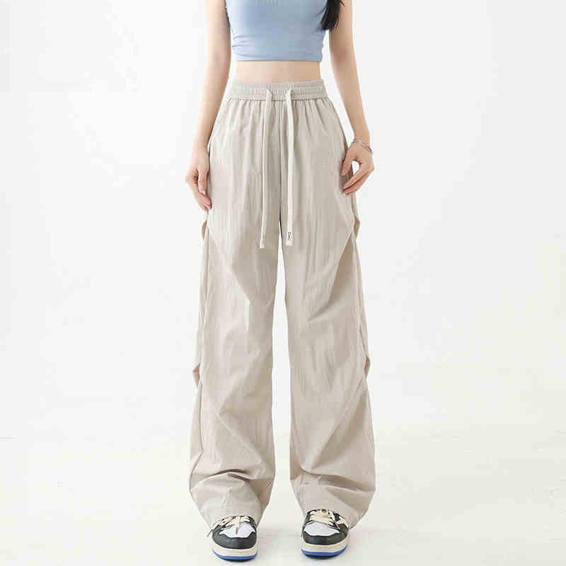 

Big Brand Women s 2025 Quick-Dry Cargo Pants: Lightweight Ice Silk, Sun Protection Paratrooper Hiking Pants. XL сірий колір/білий