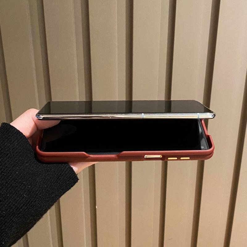 New product Box Type Bilateral Full Package Case For Huawei Mate X7 X6 X5 X3 Hide Magnetic Attraction Wireless Charging PC Cover