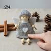 Christmas Tree Hanging Ornaments Plush Angel Doll Ornaments, Fairy Girl Pendant for Artisan Hand Stitched Pendants Home Decor, Party, New Year,