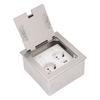 Recessed Floor Outlet 2500W 16A 2 Sockets 1 USB 1 Computer Port Embedded Floor Power Outlet