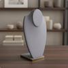 Necklace Display Bust Light Elegant Design Jewelry Mannequin Stand Stable Metal Base Portrait