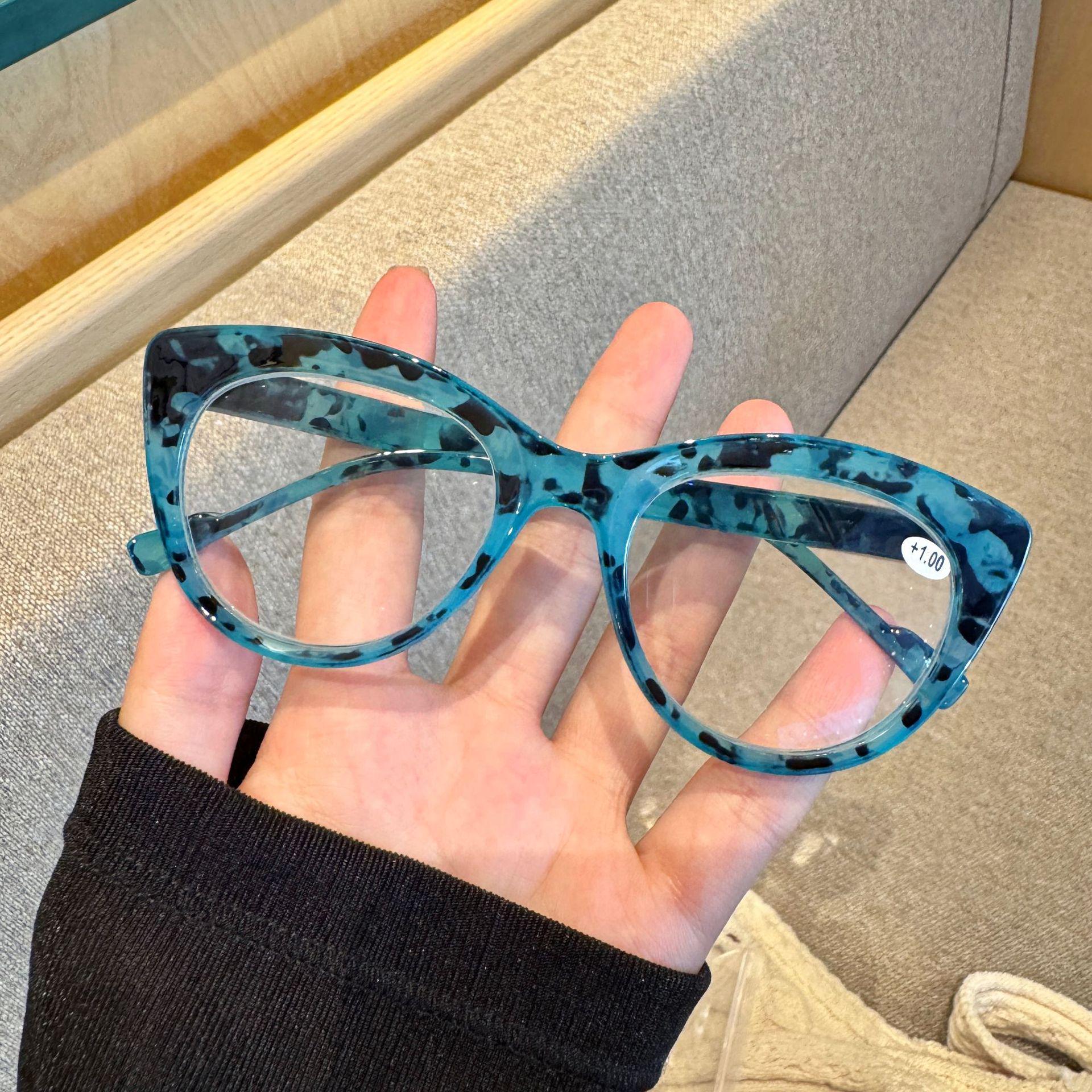 

Очки для чтения «кошачий глаз» высокой четкости для женщин с пружинными петлями +3.00