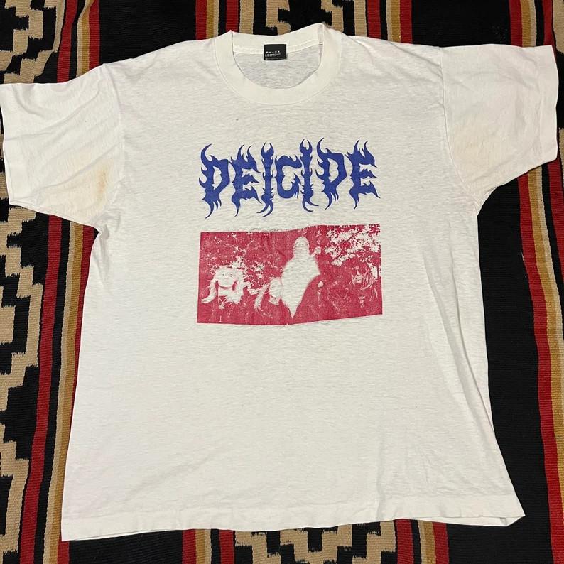 Vintage Deicide metal band shirt 1989 Short Sleeve S-5XL Unisex T-Shirt S