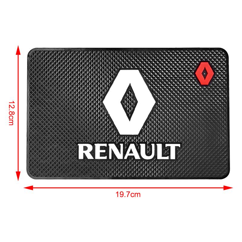 1 buc Emblemă Auto Pad Antiderapant Suport Telefon Covoraș Antiderapant Styling Auto pentru Renault Dacia Megane 2 3 4 Twingo Clio Talisman Captur Trafic Kwid Scenic 2