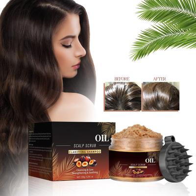 Kopfhautpeeling, 150 g, pflegendes Kopfhaut-Haaröl, Reinigungspeeling, sanfte Inhaltsstoffe für empfindliche Kopfhaut, Kopfhautpeeling