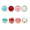 Creative Rotating Designs Flower Jewelry Holder Symbolizing Everlastings Love for Proposals and Anniversaries Storage