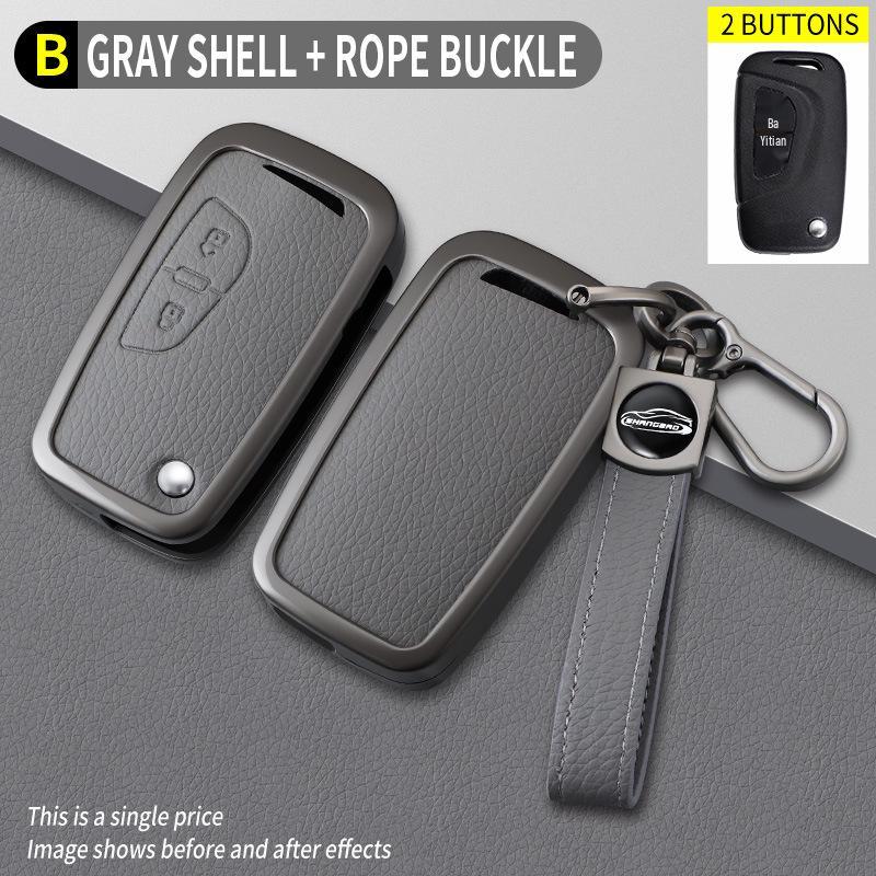 Compatible Car Key Holder for DeLonghi Model B, Elephant Grey