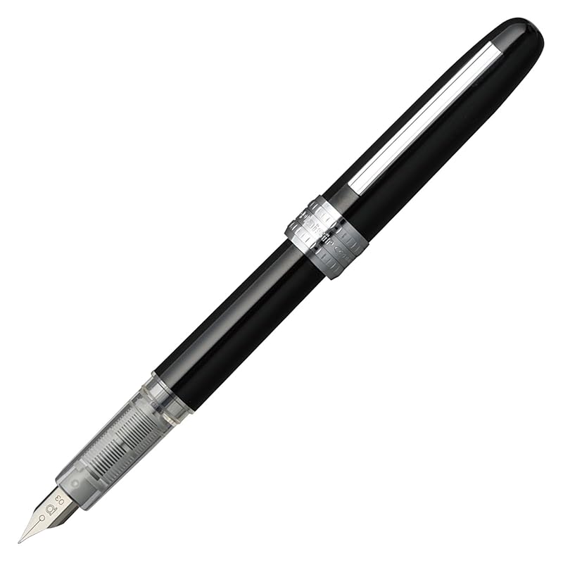 

PLATINUM platinum fountain pen Plaisir fine print black PGB-1000#1-2