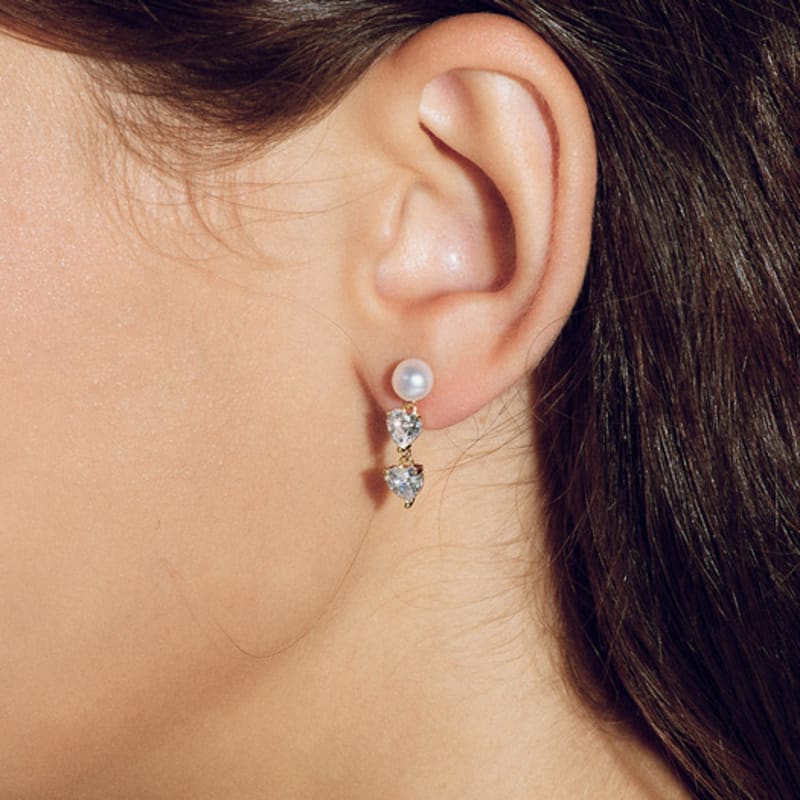 Les Bijoux Philosophy LB_Pendant crystals earring