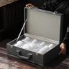 Ceramic Suet Jade Ice Seed Jade Porcelain Kung Fu Tea Set Business Festival High-end Gifts