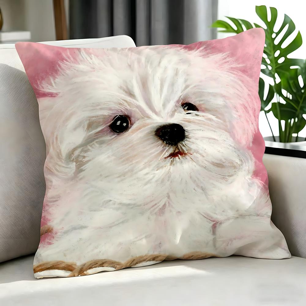 Cartoon MMint Puppyed Cushion Cover Cushion Cover Set Pcs x x x Pillowcase Decorative Sofa Home Decor