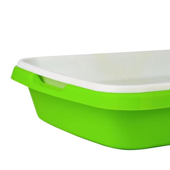 5 ks podnos pro naklíčení rostlin s odtokovými otvory BPA Free Garden Hydroponické množení půdy bez půdy pro mladé rostliny Sada pro pěstování pšeničné trávy Microgreens