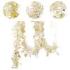 Christmas Twist Garland Sparkly 70.87 inch Xmas Garland Glittering for Ceiling Thanksgiving Holiday Christmas Tree Decor
