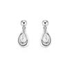 New 925 Sterling Silver Water Drop-Shaped Earrings, Simple Women's Jewelry, Birthday Gift for  Friend, Exquisite Jewelry