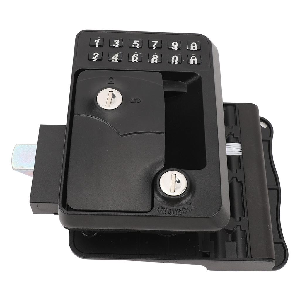 Zamek do drzwi kampera Bezkluczykowy z klawiaturą i 2 pilotami Otwieranie hasłem Stop cynku do kampera, jachtu, przyczepy, kampera