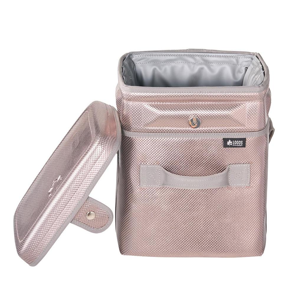 LOGOS Hyper Cooler with Slip Foldable Cooler Box for Disaster Preparedness Sub-Zero Lid, TALL, 81670051,