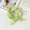 55 Cotton And Linen Headscarf Summer And Autumn Floral Silk Scarf Sweet Versatile Square Scarf Small Scarf Women'S Thin Decorative Silk Scarf