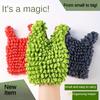 Magic Stretch Bubble Pleated Tote Bag Reusable Washable Multifunctional Shopping Bag for Travel Daily Use