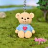 Cartoon Resin Bear Doll Women Men Cute Anime On Bag Car Trinket Jewelry Wedding Party Girls Gift Bag Charm
