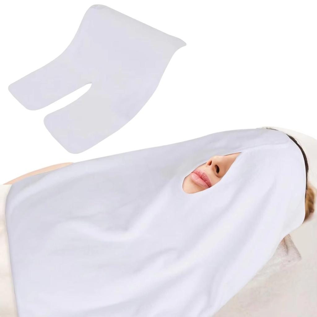 U-Shaped Beauty Towel - Ultra-Fine Fiber Facial Quick-Dry Towel, Super Soft Highly Absorbent for Salon Spa Massage Skincare Use