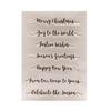 Blessing Word Transparent Stamp Clear Stamp Seal Happy New Year Silicone Stamp for Photo Scrapbooking Decorations