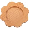 TLXT Floral Solid Wood Serving Plate & Tray