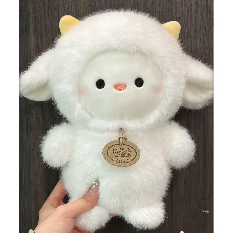 

Doll Sheep Penguin Love Label Children Cartoon Animal Plush Toy Festival Gift Sheep