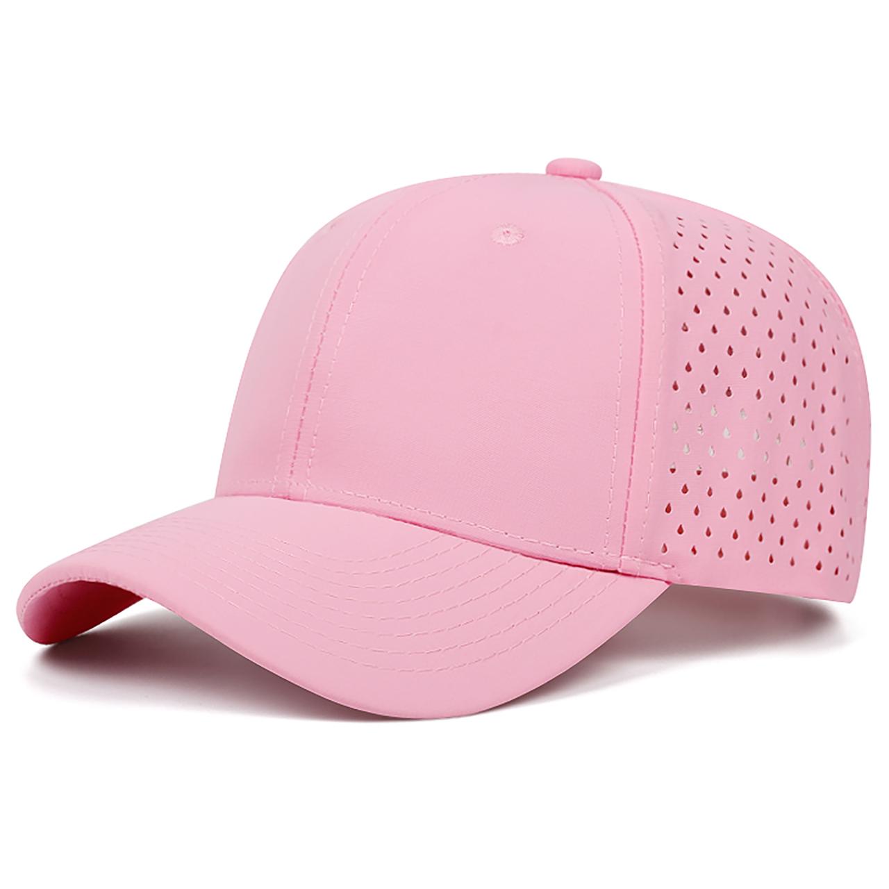 Simple Solid Color Mesh Breathable Baseball Cap Men Women Summer Hard Top Sunscreen Peaked Hats Outdoor Sports Running Golf Caps Adjustable