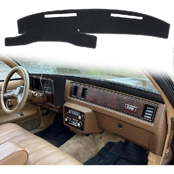 Dashboard Cover  Fit For 1981 1982 1983 1984 1985 1986 1987 1988 Chevy Chevrolet Monte Carlo,El Camino,Malibu/GMC Caballero,Dash Cover Mat Pad Carpet