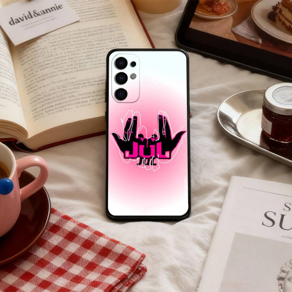 Urban France J-Jul Rapper Phone Case For Samsung S 25,24,23,22,30,21,10,9,Ultra,Plus,Lite,FE,4,5 G Soft Black Case