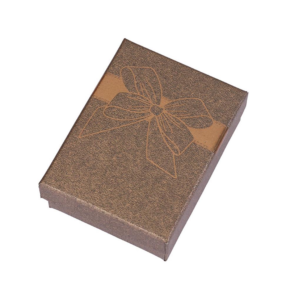 Fashion Bowknot Jewelry Box Multi Colors Ring Earrings Pendant Necklace Gift Jewelry Storage Display Paper Jewelry Packaging Box