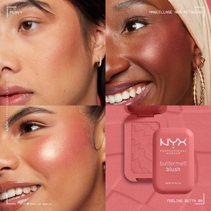 NYX Professional Makeup Fard Buttermelt Blush FEELING BUTTA