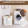Laundry Hamper With Wheels Laundry Basket On Wheels For Dirty Clothes Foldable Clothes Storage Cube For Narrow Corner Bedroom
