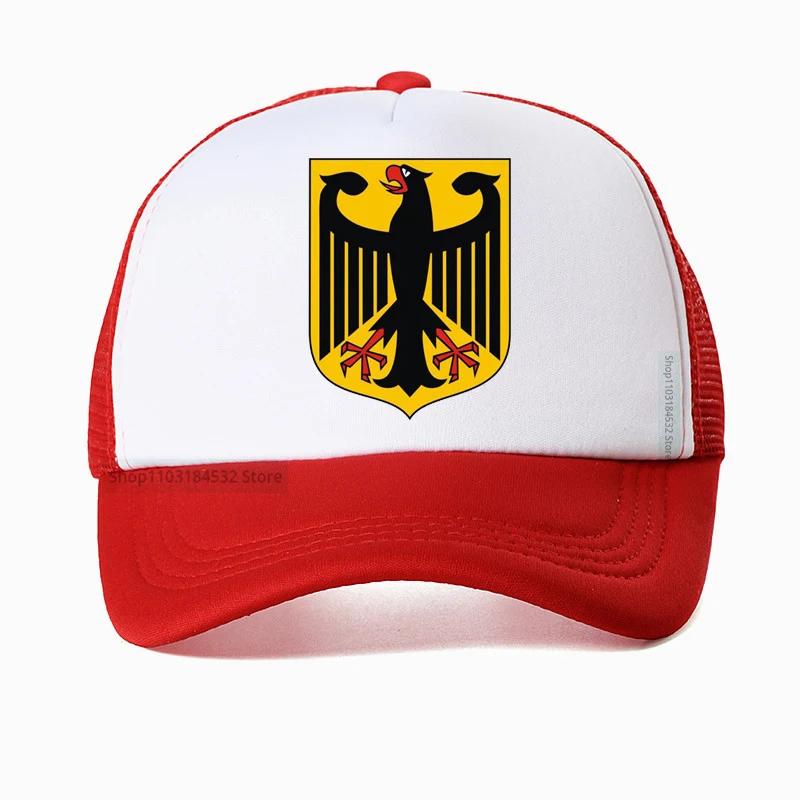 GERMAN EAGLE cap GERMANY STATE COAT OF ARMS Baseball Caps summer Breathable Mesh Trucker hats deutschland hat