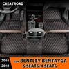 Car Floor Mats For Bentley Bentayga 4-Seat/5-Seat 2016 2017 2018  Foot Pads Automobile Carpet Cover Interior Accessories