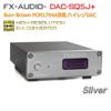 FX-AUDIO-DAC-SQ5J+ [Silver] Burr-Brown PCM1794A Hi-Res DAC with USB, Optical, and Coaxial Support, Digital Audio Up To 24-bit, 192kHz