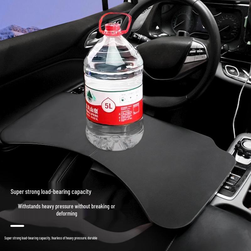 Car Steering Wheel Foldable Table: Portable Desk for Dining or Computer Use