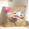Pillow Cover Anime Yokai Cute Watch Maple  Vintage Pillow Case For Sofa Home Decoration Pillowcases