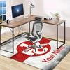 1.FC Kaiserslautern Design Area Rug Personalized Name- Non-Slip, Soft & Cozy Floor Mat for Living Room, Office - Indoor/Outdoor Carpet