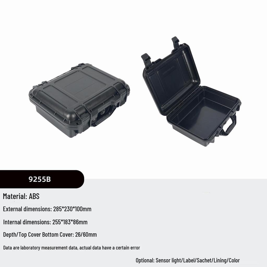 Multi-Size Explosion-Proof, Waterproof, Shockproof Plastic Tool Case with Optional Lining